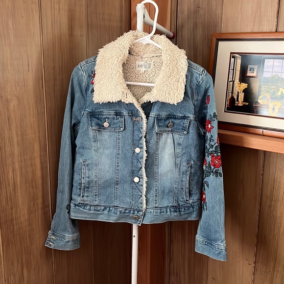 Jolt Jean Jacket w/ Embroidery S - Picture 1 of 10